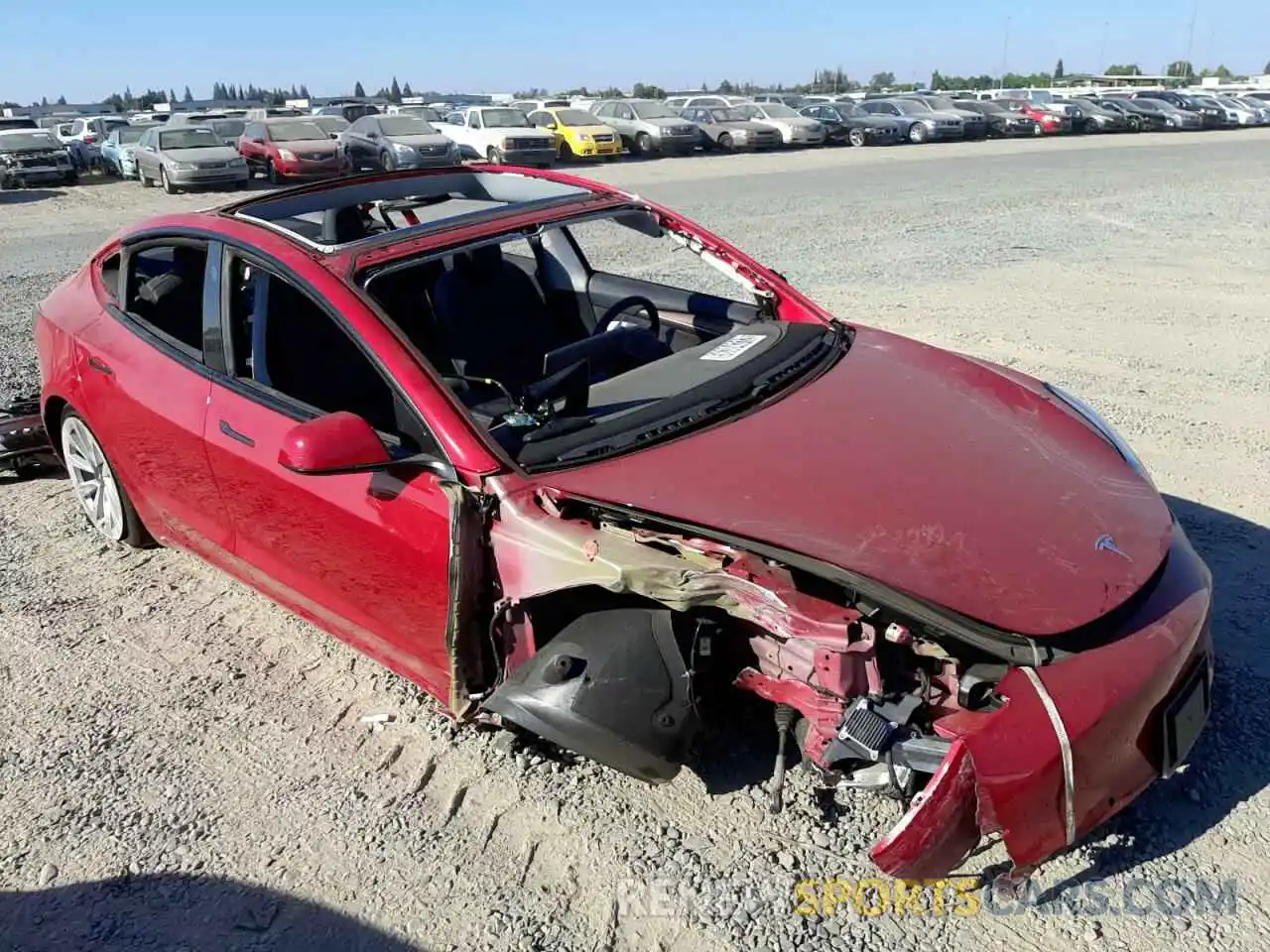 9 Photograph of a damaged car 5YJ3E1EB3NF144195 TESLA MODEL 3 2022