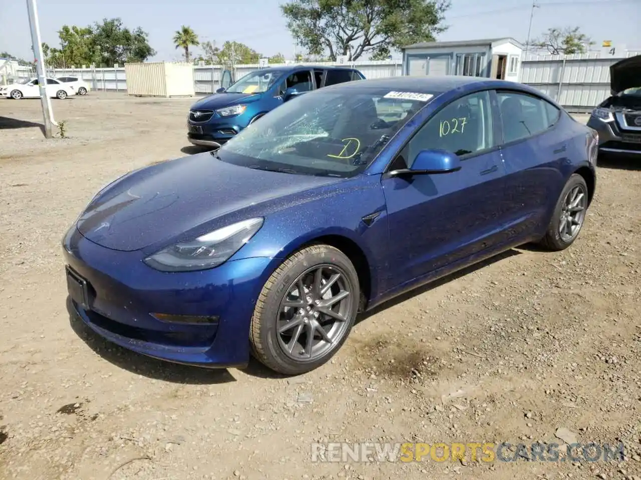 2 Фотография поврежденного автомобиля 5YJ3E1EB3NF189069 TESLA MODEL 3 2022