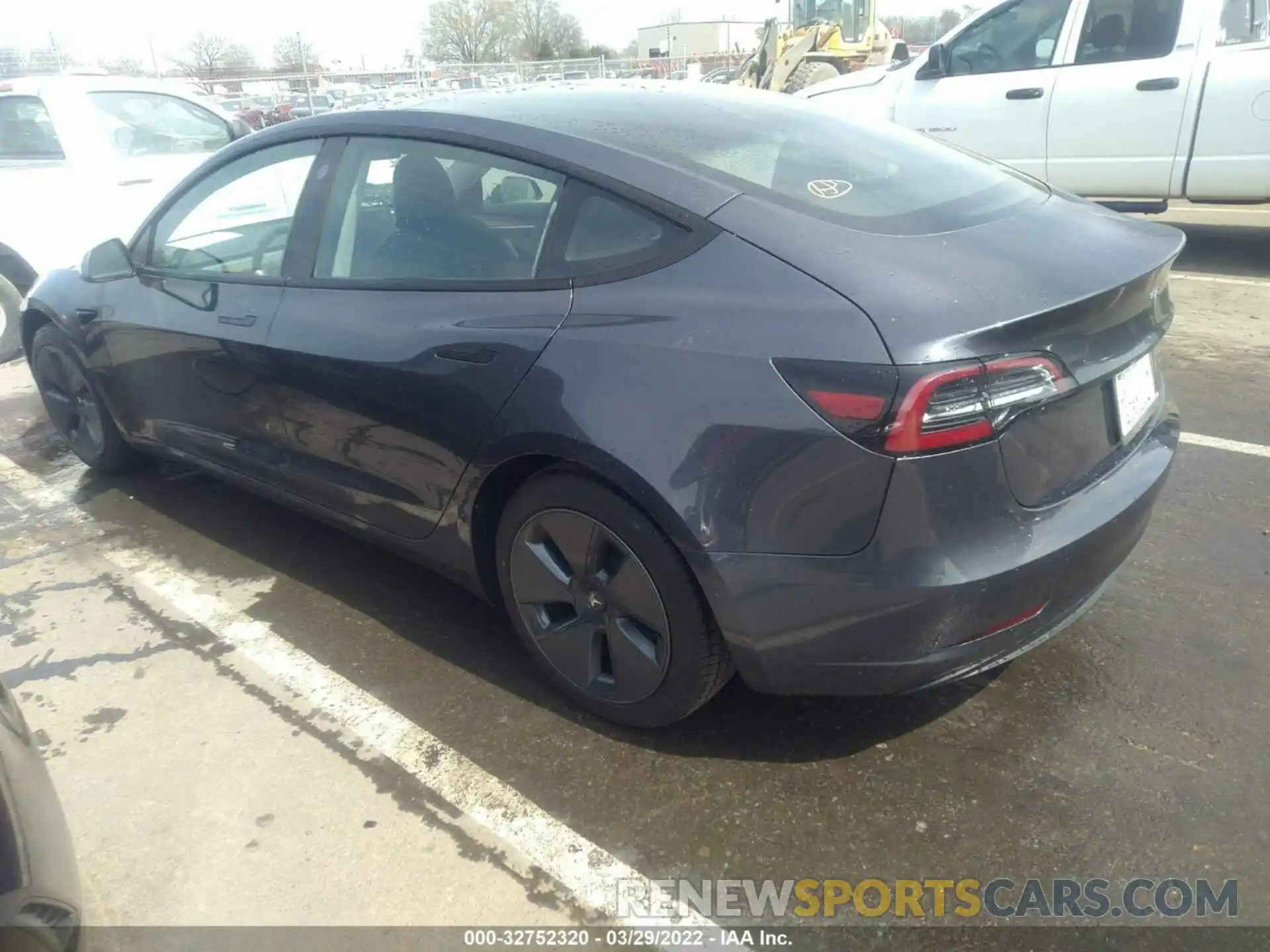 3 Photograph of a damaged car 5YJ3E1EB3NF194093 TESLA MODEL 3 2022