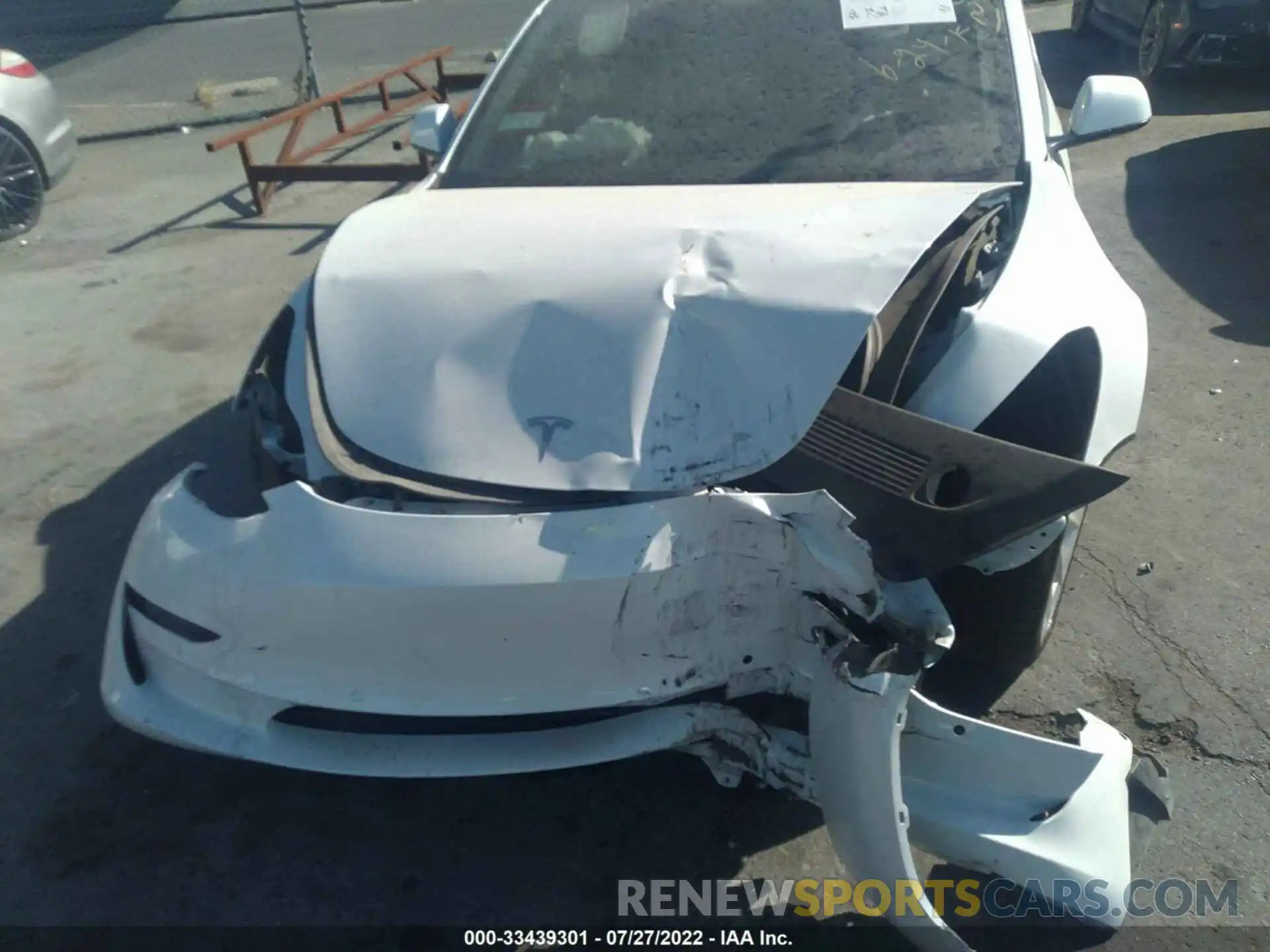 10 Photograph of a damaged car 5YJ3E1EB3NF250145 TESLA MODEL 3 2022