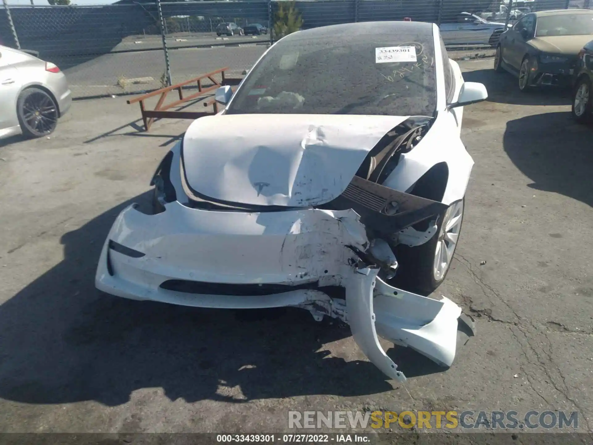 6 Photograph of a damaged car 5YJ3E1EB3NF250145 TESLA MODEL 3 2022