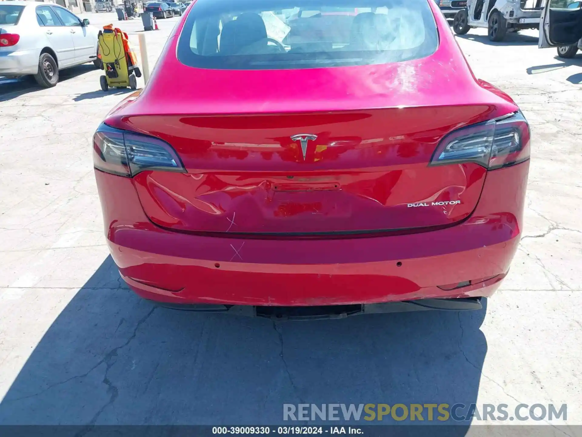 6 Photograph of a damaged car 5YJ3E1EB3NF262246 TESLA MODEL 3 2022