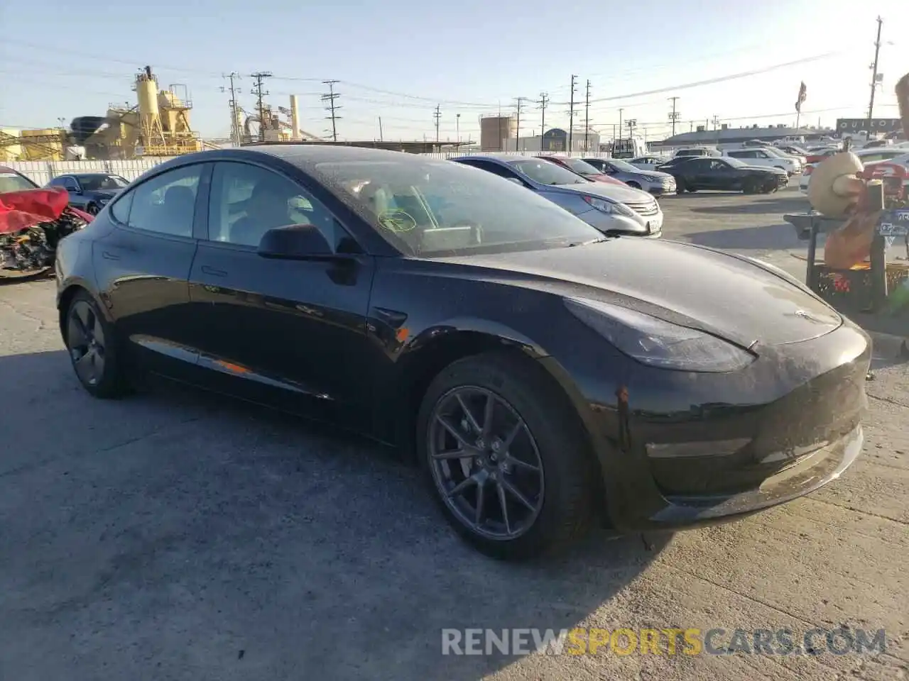 1 Photograph of a damaged car 5YJ3E1EB4NF136848 TESLA MODEL 3 2022