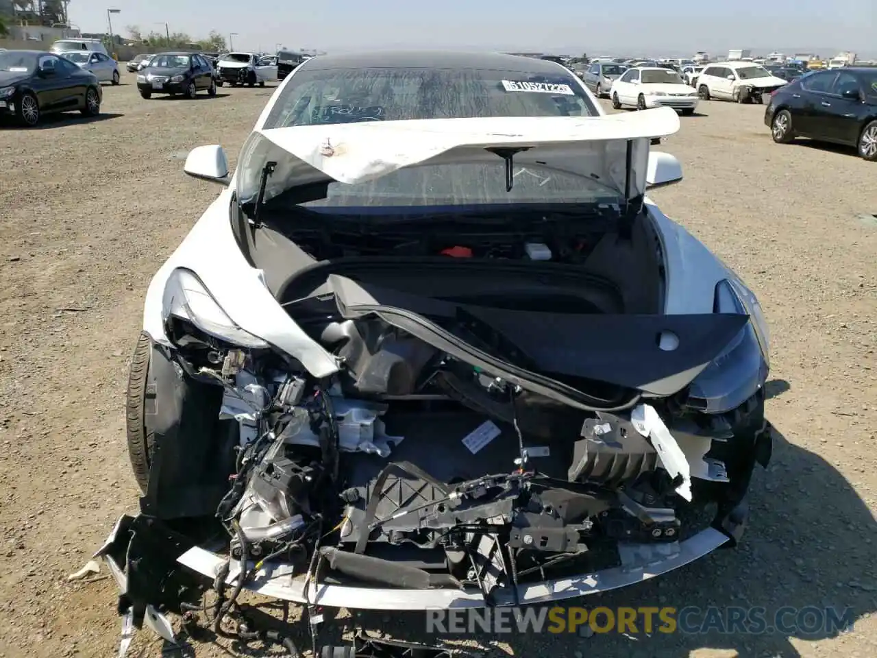 9 Photograph of a damaged car 5YJ3E1EB4NF143931 TESLA MODEL 3 2022