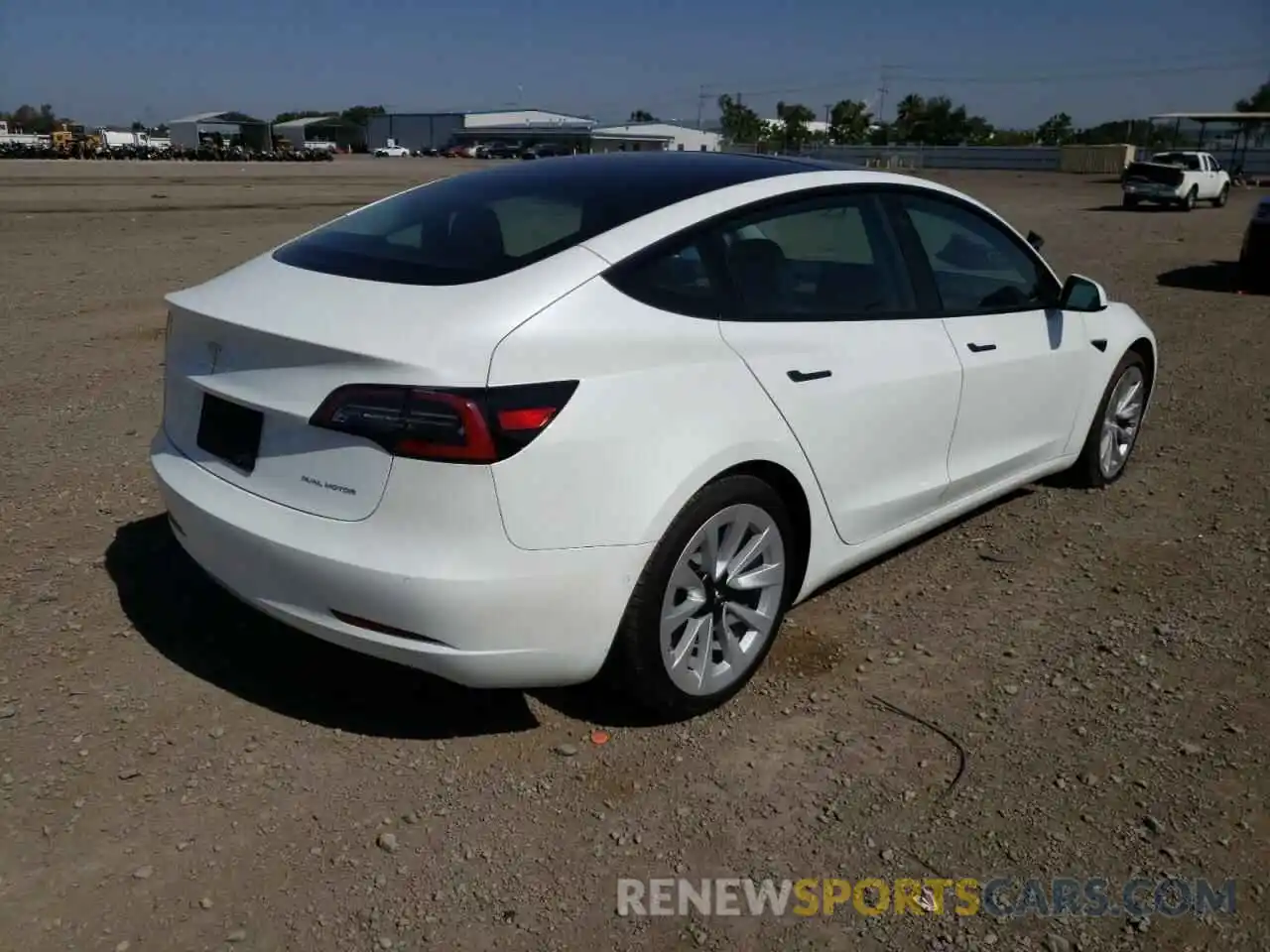 4 Photograph of a damaged car 5YJ3E1EB4NF145579 TESLA MODEL 3 2022