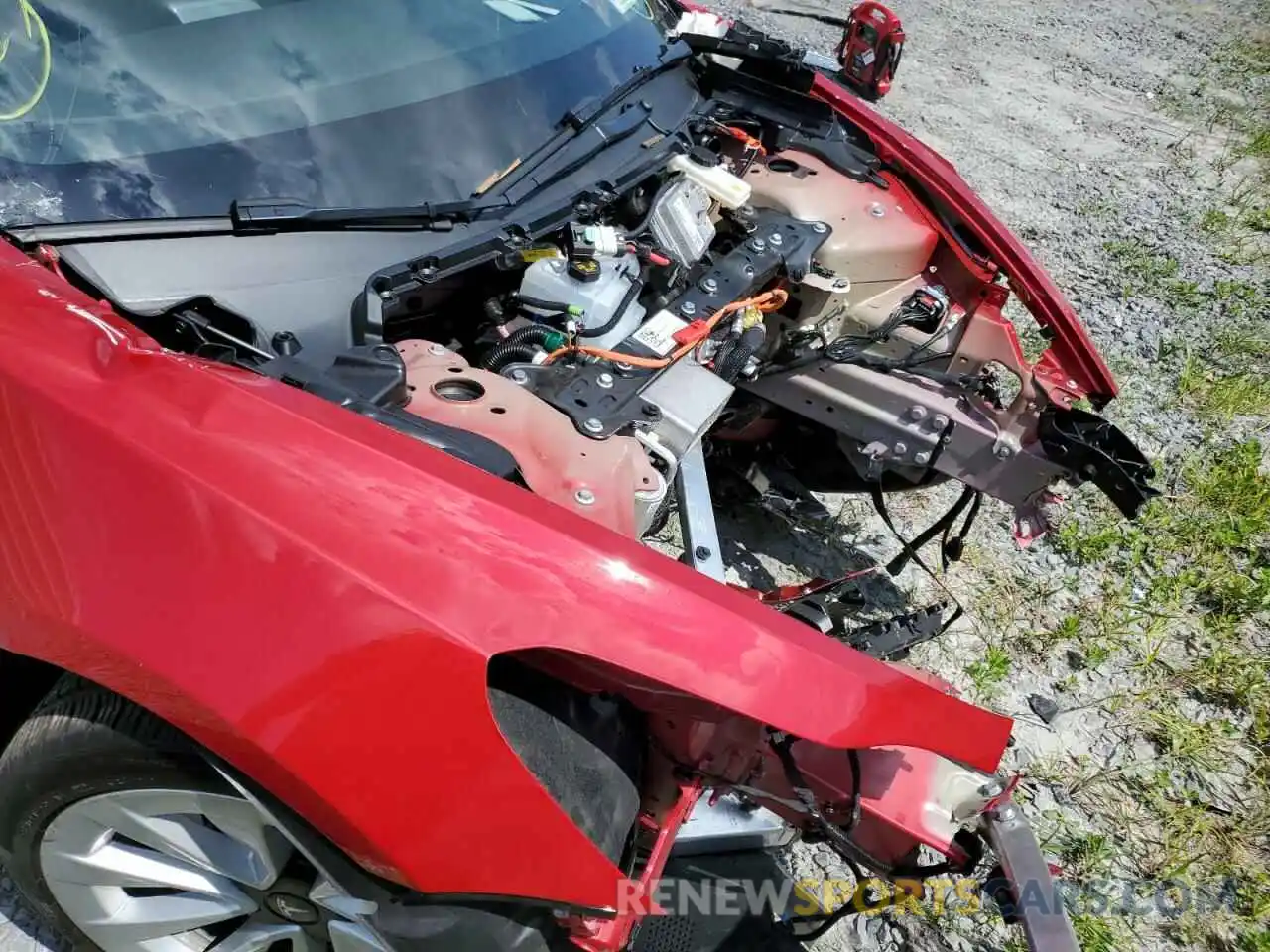 9 Photograph of a damaged car 5YJ3E1EB4NF187007 TESLA MODEL 3 2022