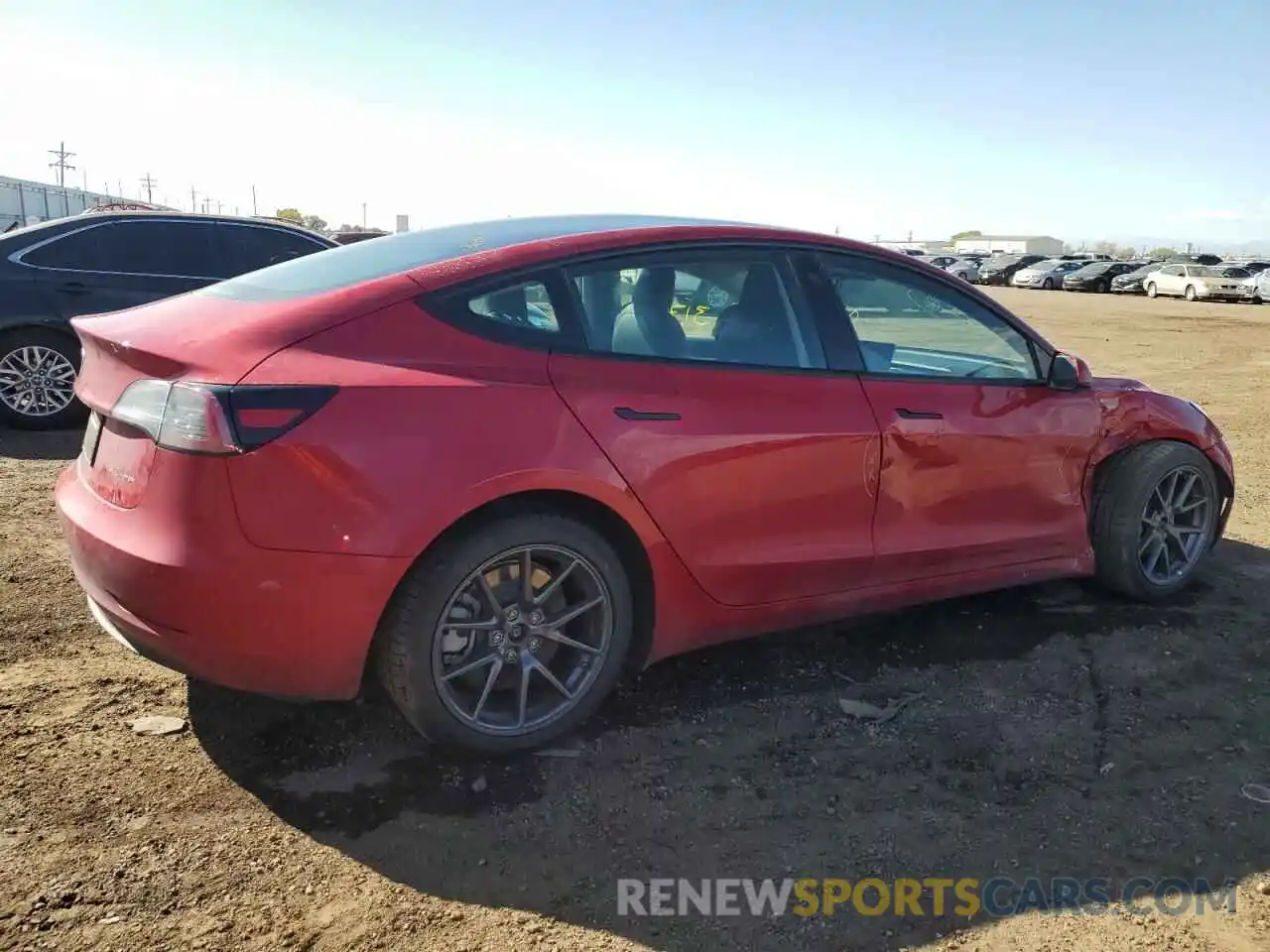 3 Photograph of a damaged car 5YJ3E1EB4NF190988 TESLA MODEL 3 2022