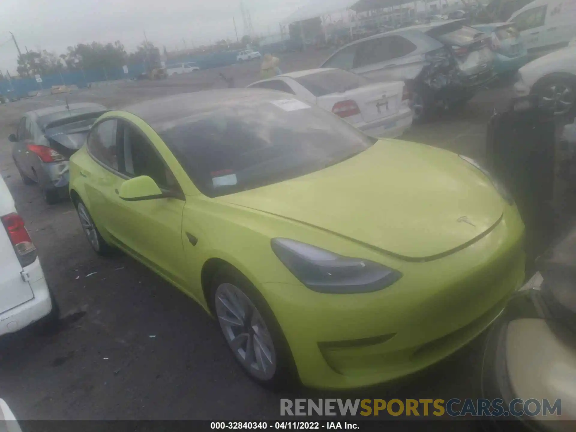 1 Фотография поврежденного автомобиля 5YJ3E1EB4NF209216 TESLA MODEL 3 2022