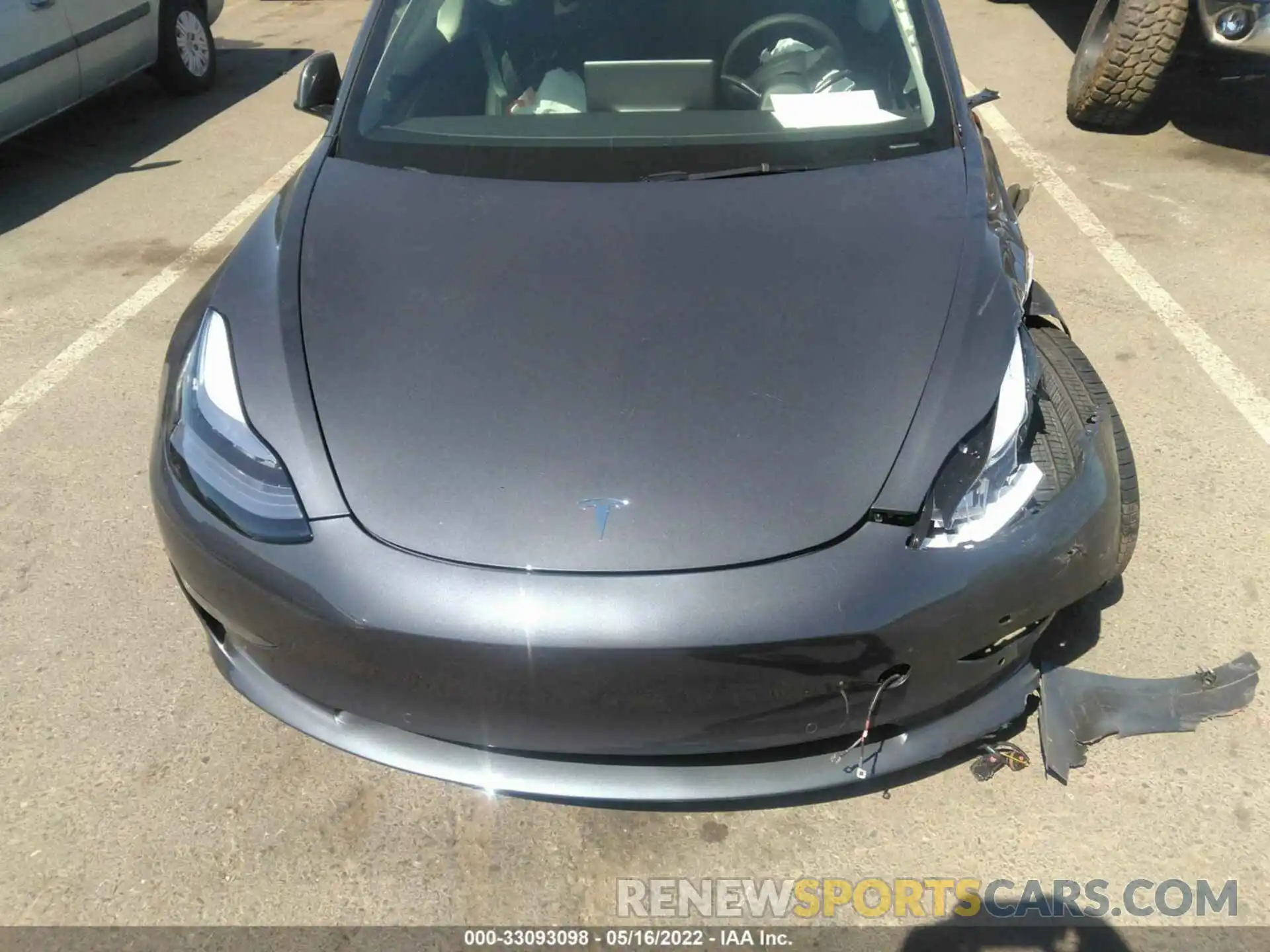 10 Photograph of a damaged car 5YJ3E1EB4NF245794 TESLA MODEL 3 2022