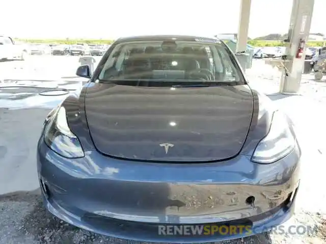 5 Photograph of a damaged car 5YJ3E1EB4NF257024 TESLA MODEL 3 2022