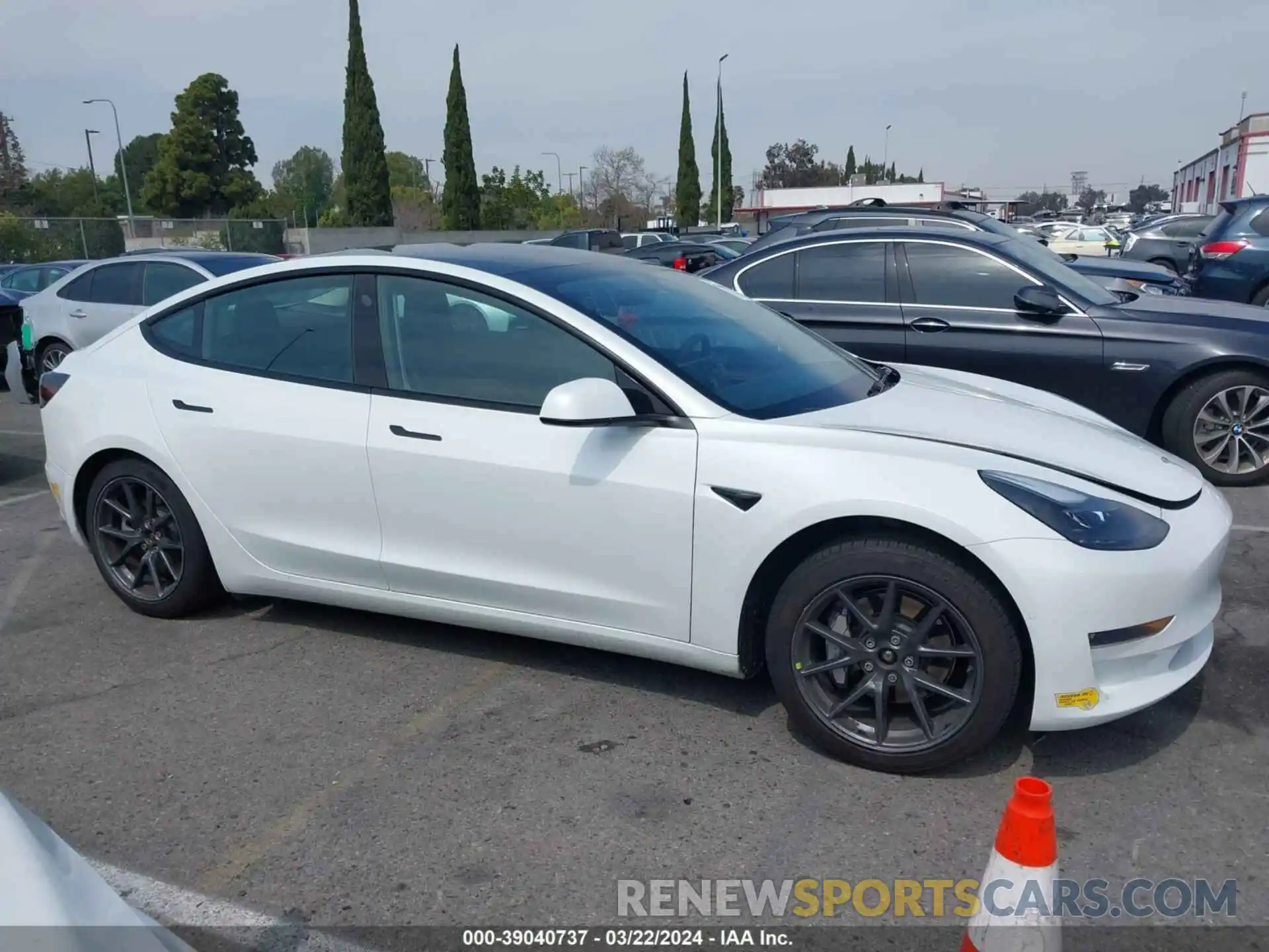 12 Photograph of a damaged car 5YJ3E1EB4NF271957 TESLA MODEL 3 2022