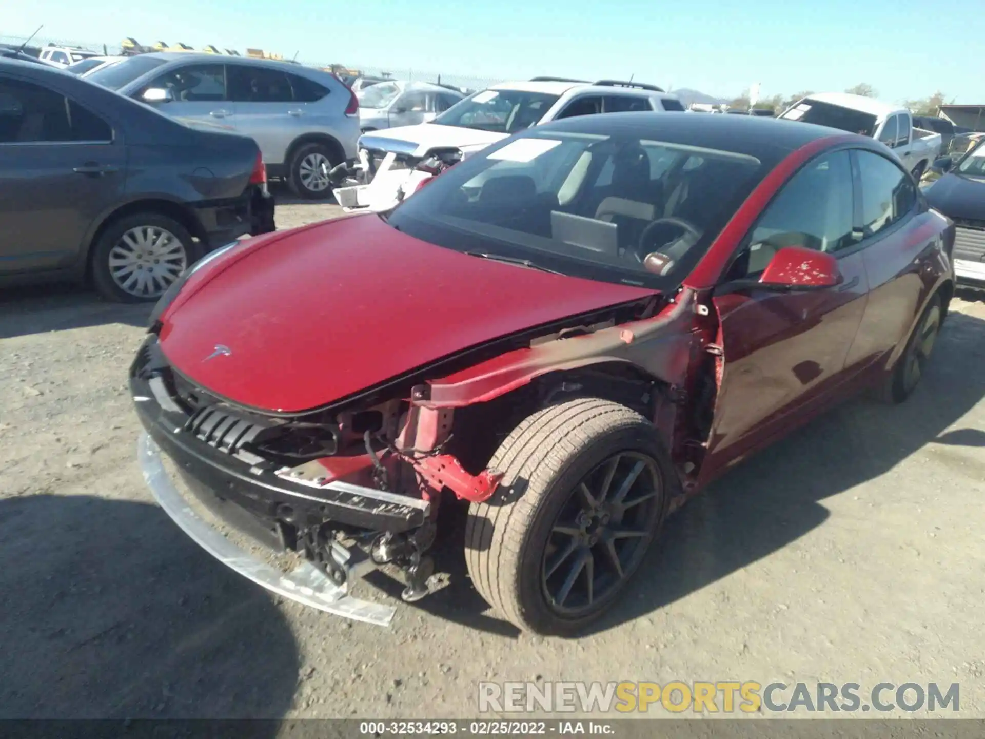 6 Photograph of a damaged car 5YJ3E1EB5NF137233 TESLA MODEL 3 2022