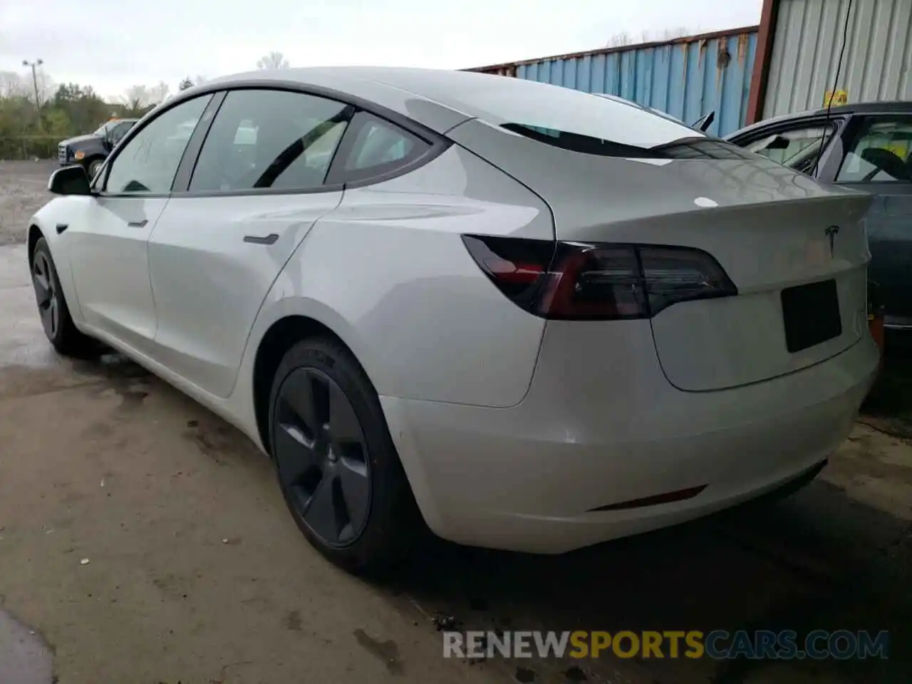 3 Photograph of a damaged car 5YJ3E1EB5NF193138 TESLA MODEL 3 2022