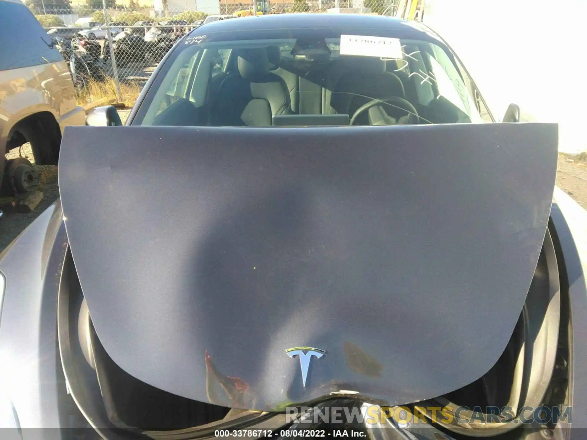 10 Photograph of a damaged car 5YJ3E1EB5NF207958 TESLA MODEL 3 2022