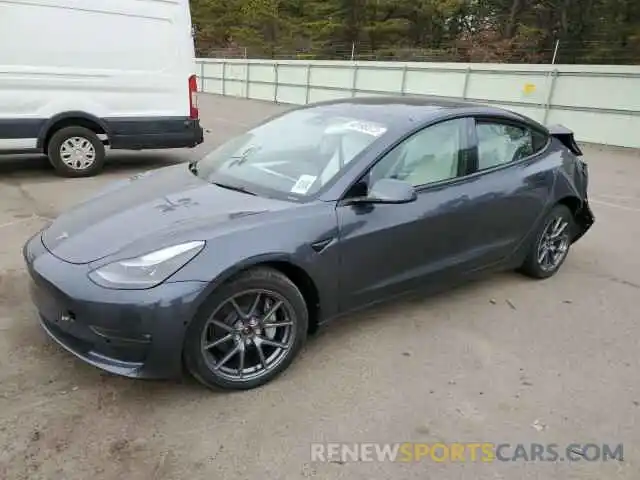 1 Photograph of a damaged car 5YJ3E1EB5NF234075 TESLA MODEL 3 2022