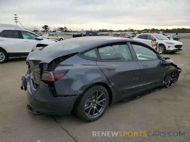 3 Photograph of a damaged car 5YJ3E1EB5NF234075 TESLA MODEL 3 2022