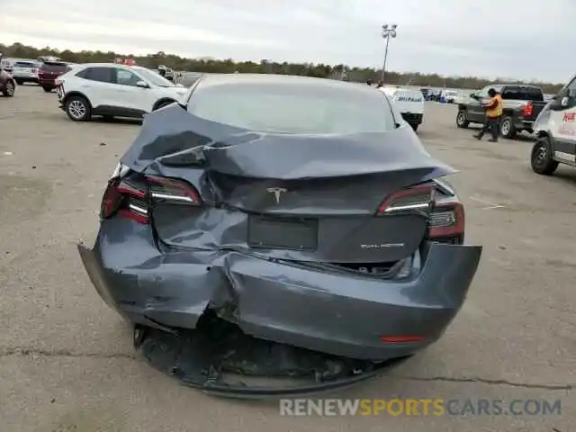 6 Photograph of a damaged car 5YJ3E1EB5NF234075 TESLA MODEL 3 2022