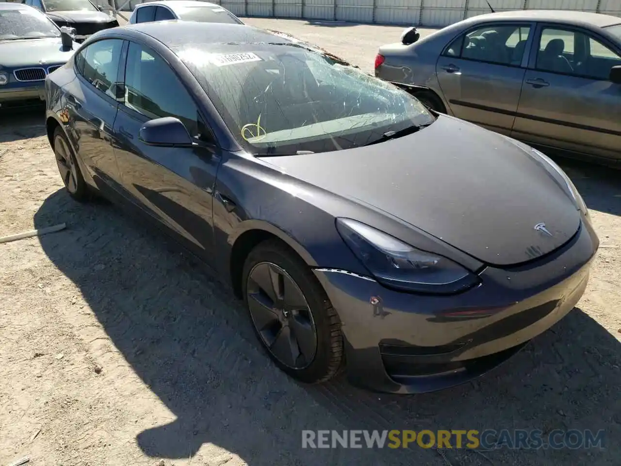 1 Фотография поврежденного автомобиля 5YJ3E1EB5NF237297 TESLA MODEL 3 2022