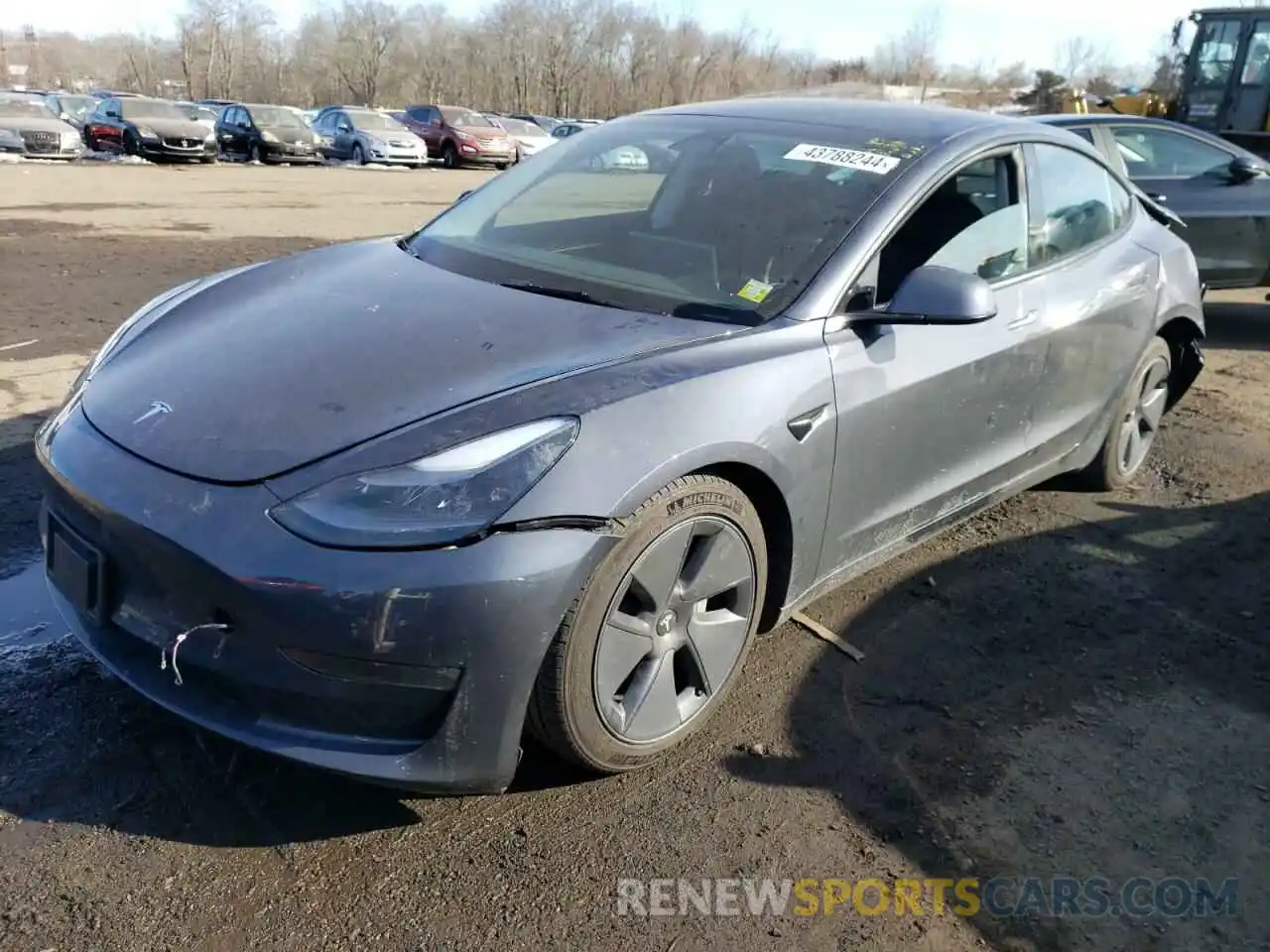 1 Фотография поврежденного автомобиля 5YJ3E1EB5NF321569 TESLA MODEL 3 2022