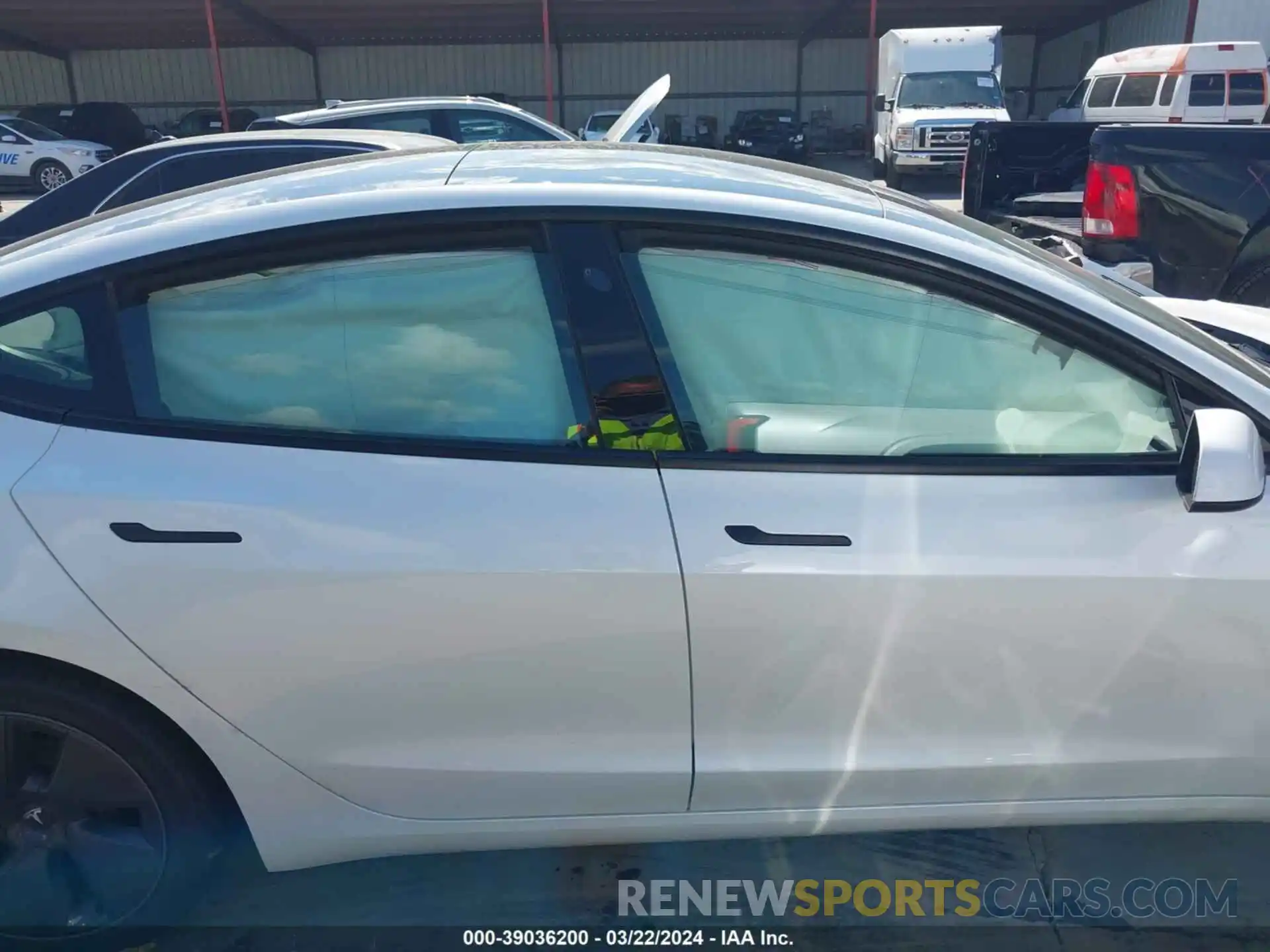 12 Photograph of a damaged car 5YJ3E1EB5NF342700 TESLA MODEL 3 2022