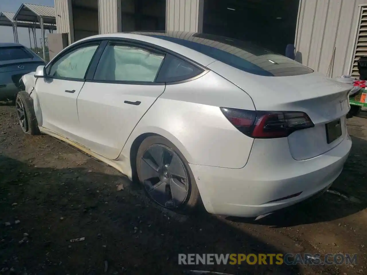 3 Photograph of a damaged car 5YJ3E1EB6NF114494 TESLA MODEL 3 2022