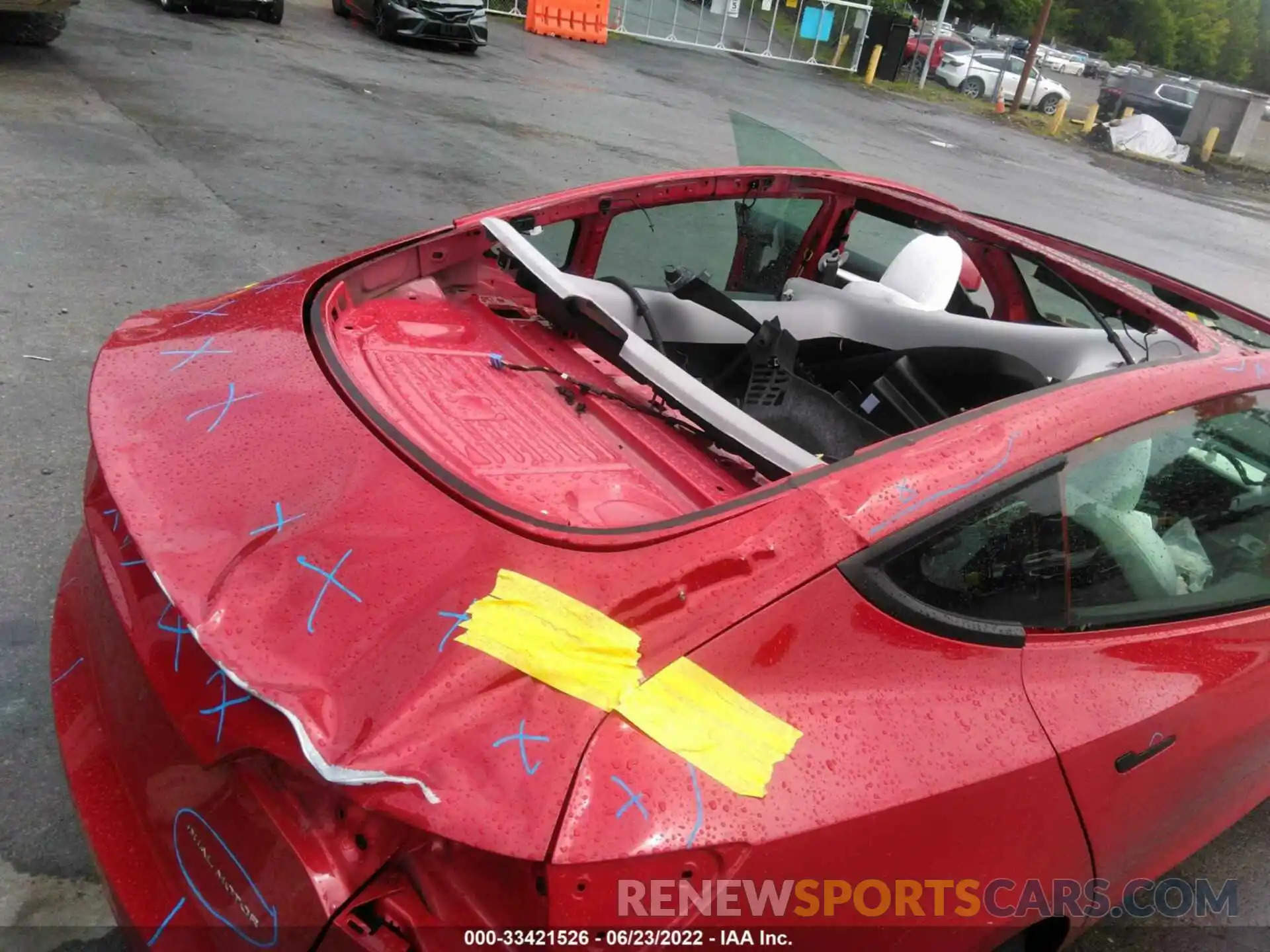 6 Photograph of a damaged car 5YJ3E1EB6NF117671 TESLA MODEL 3 2022