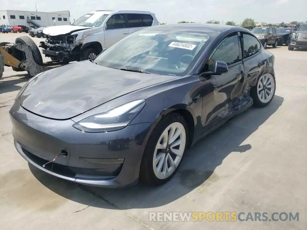 2 Фотография поврежденного автомобиля 5YJ3E1EB6NF127357 TESLA MODEL 3 2022