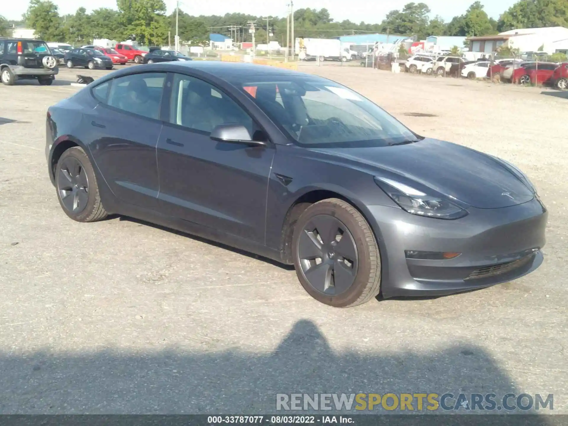 1 Photograph of a damaged car 5YJ3E1EB6NF180589 TESLA MODEL 3 2022