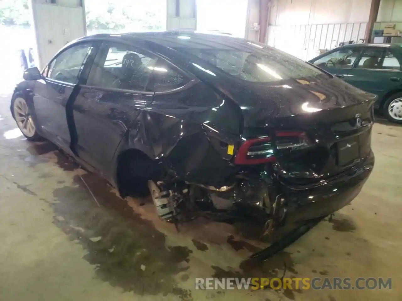 3 Photograph of a damaged car 5YJ3E1EB6NF185520 TESLA MODEL 3 2022