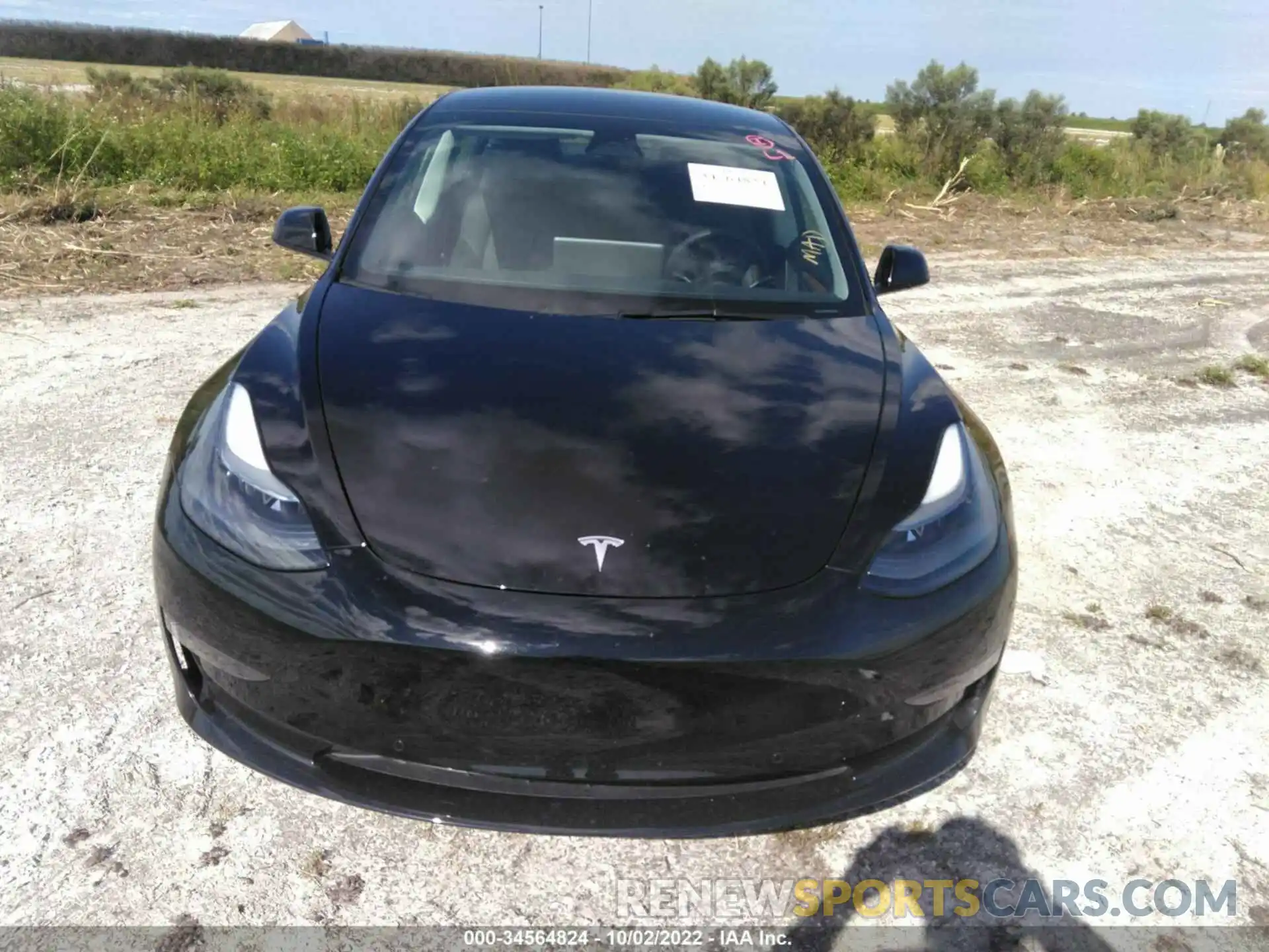 6 Photograph of a damaged car 5YJ3E1EB6NF309639 TESLA MODEL 3 2022