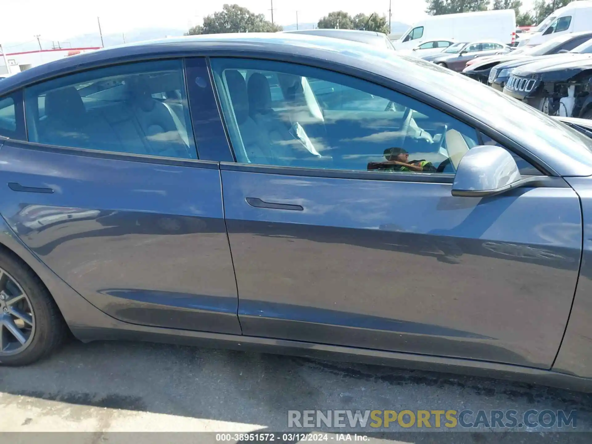 13 Photograph of a damaged car 5YJ3E1EB6NF358887 TESLA MODEL 3 2022