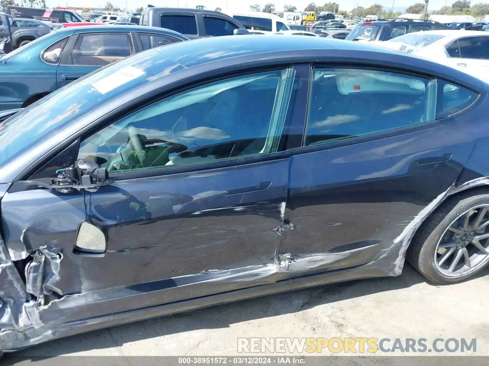 14 Photograph of a damaged car 5YJ3E1EB6NF358887 TESLA MODEL 3 2022