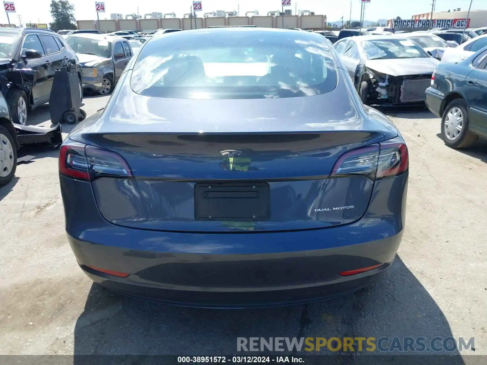 16 Photograph of a damaged car 5YJ3E1EB6NF358887 TESLA MODEL 3 2022