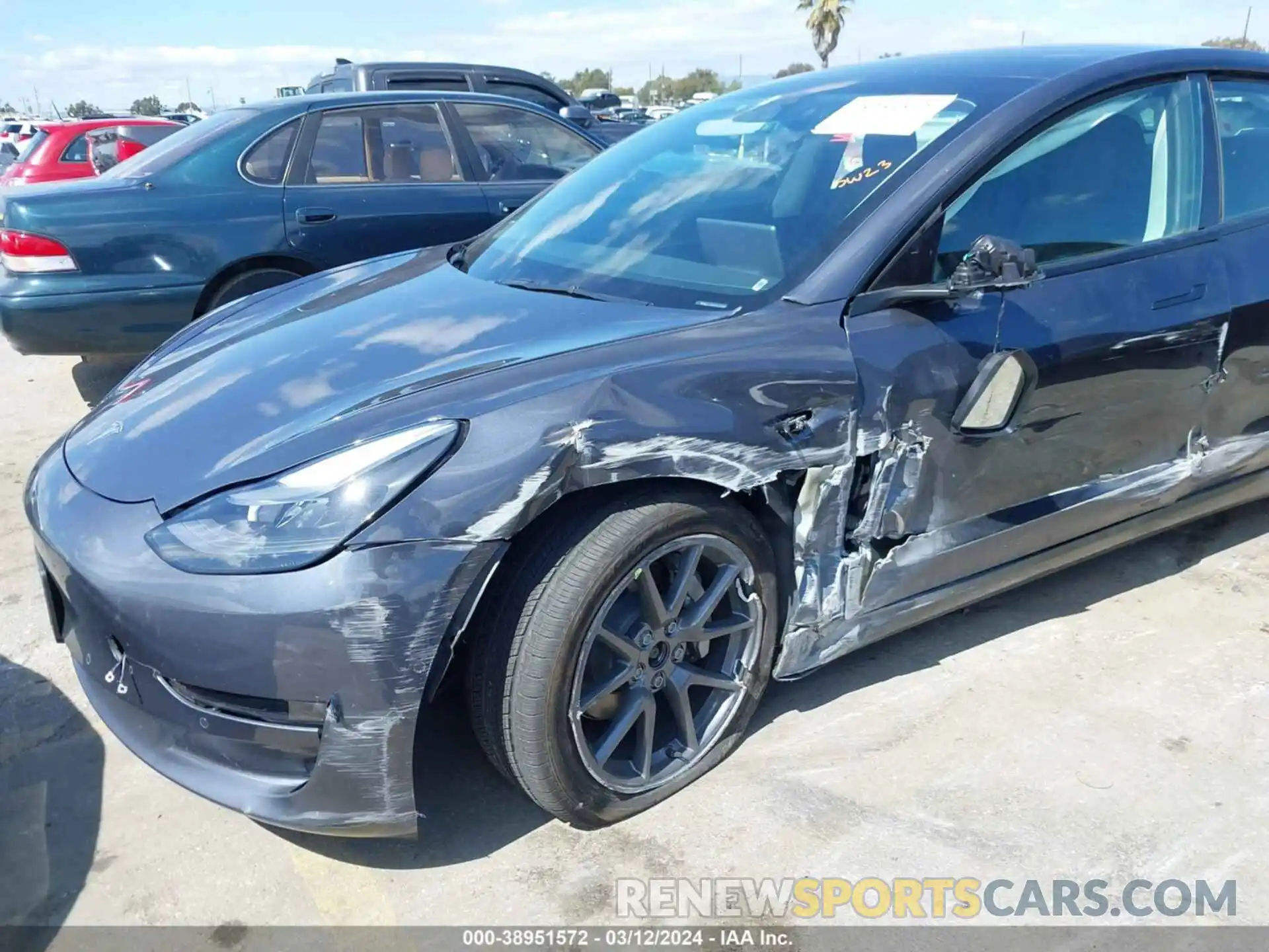 6 Photograph of a damaged car 5YJ3E1EB6NF358887 TESLA MODEL 3 2022