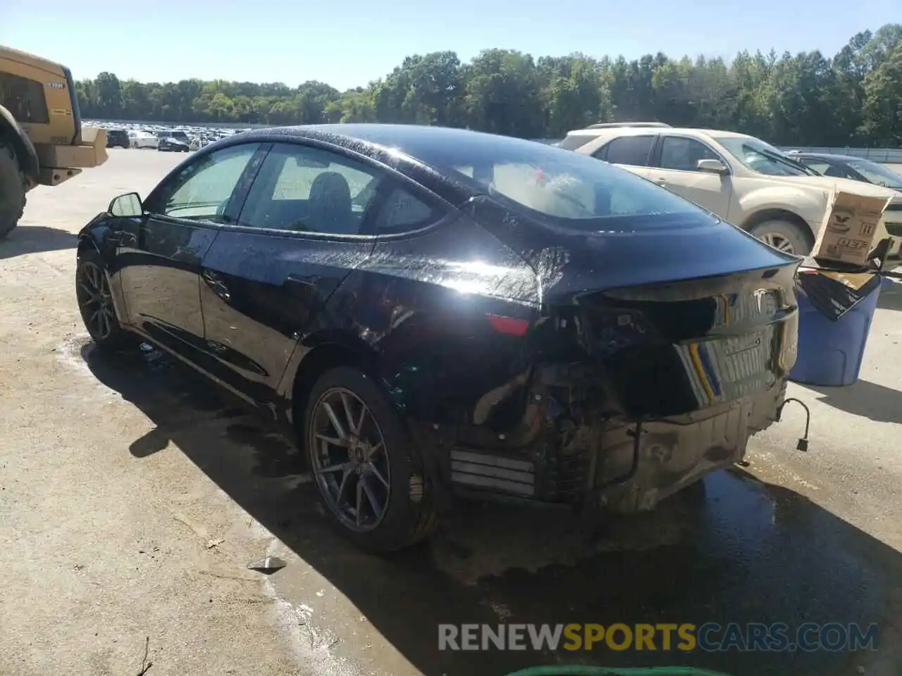 3 Photograph of a damaged car 5YJ3E1EB7NF110633 TESLA MODEL 3 2022