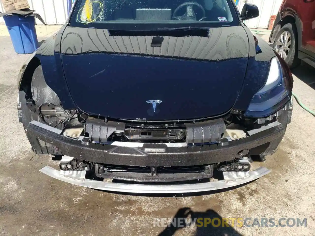 7 Photograph of a damaged car 5YJ3E1EB7NF110633 TESLA MODEL 3 2022