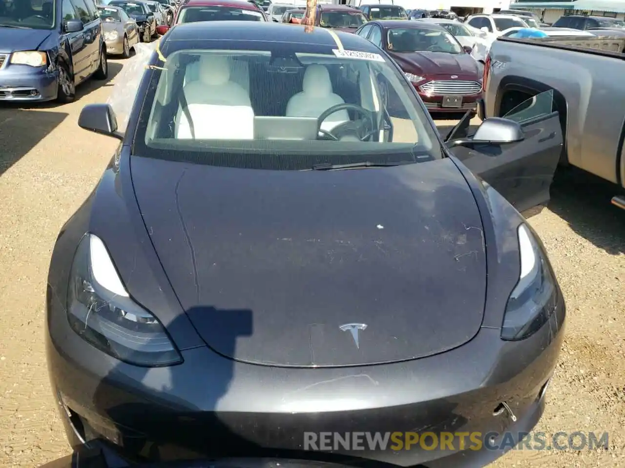 7 Photograph of a damaged car 5YJ3E1EB7NF111202 TESLA MODEL 3 2022