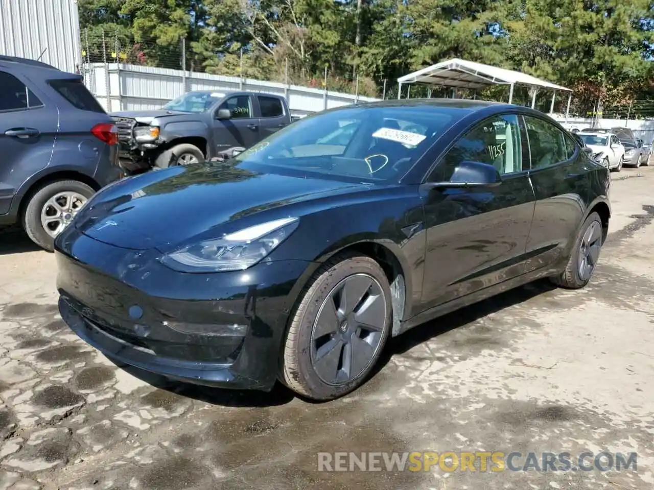 2 Фотография поврежденного автомобиля 5YJ3E1EB7NF126024 TESLA MODEL 3 2022