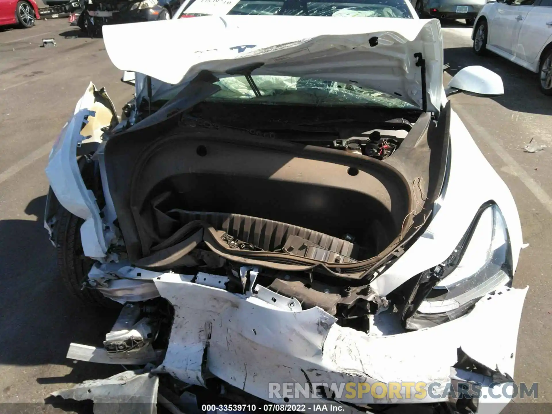 6 Photograph of a damaged car 5YJ3E1EB7NF126671 TESLA MODEL 3 2022