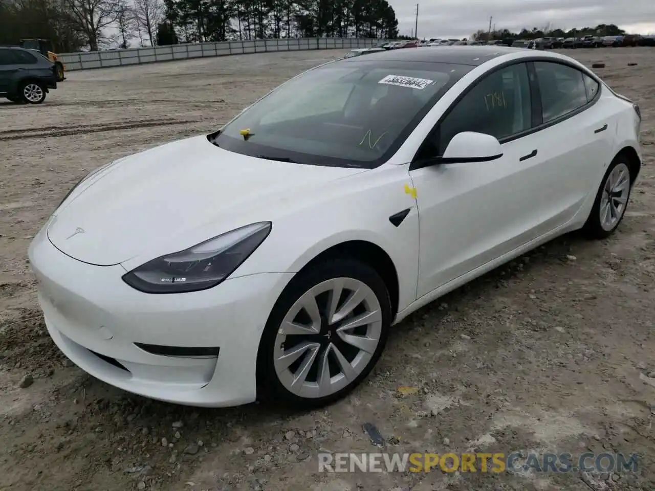 2 Фотография поврежденного автомобиля 5YJ3E1EB7NF129764 TESLA MODEL 3 2022