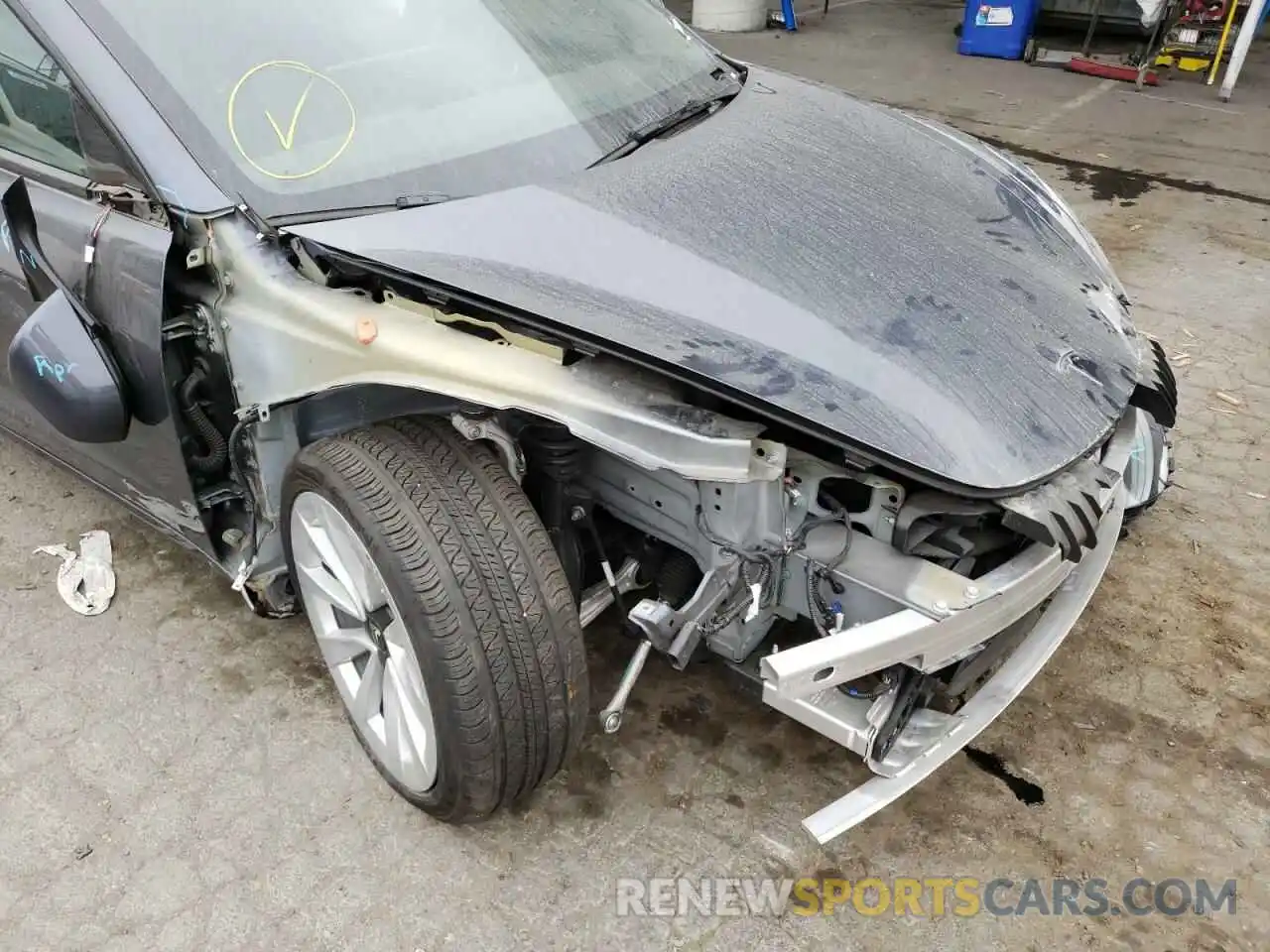 9 Photograph of a damaged car 5YJ3E1EB7NF145754 TESLA MODEL 3 2022