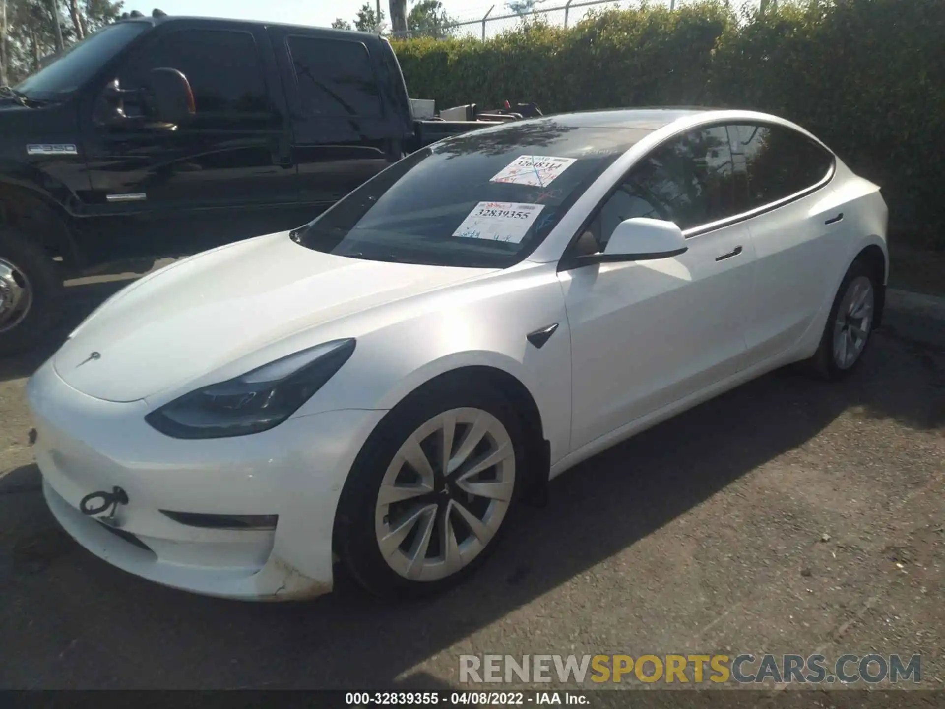 2 Фотография поврежденного автомобиля 5YJ3E1EB7NF151909 TESLA MODEL 3 2022