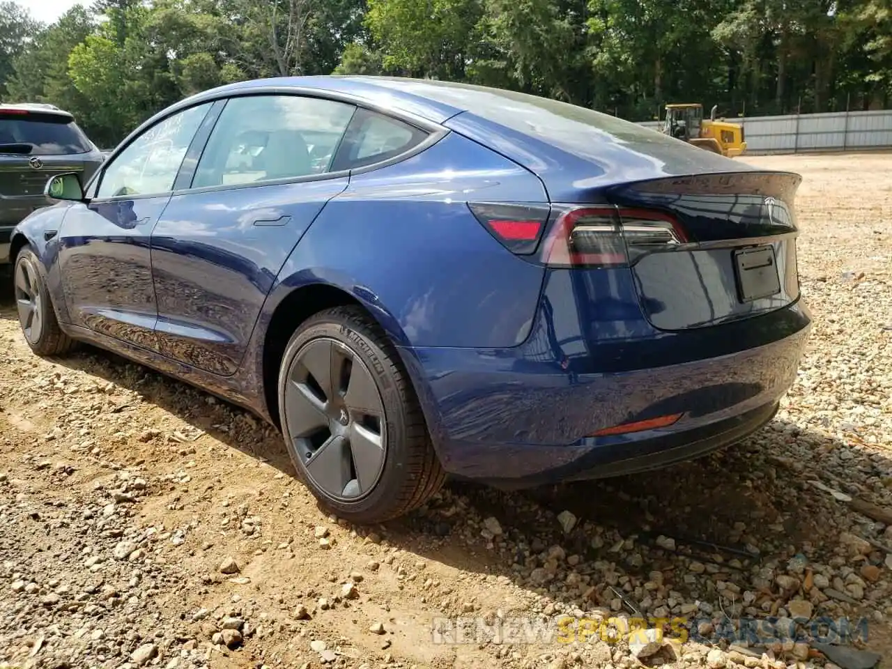 3 Photograph of a damaged car 5YJ3E1EB7NF156821 TESLA MODEL 3 2022