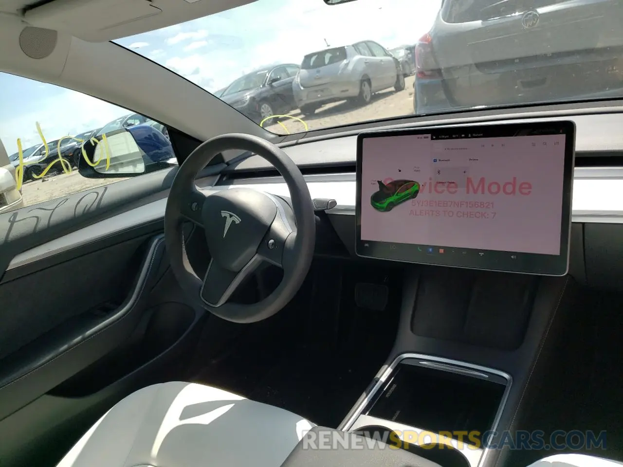 9 Photograph of a damaged car 5YJ3E1EB7NF156821 TESLA MODEL 3 2022