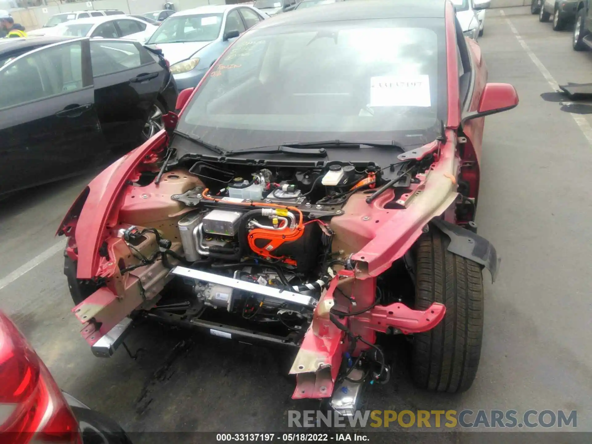 6 Photograph of a damaged car 5YJ3E1EB7NF180598 TESLA MODEL 3 2022