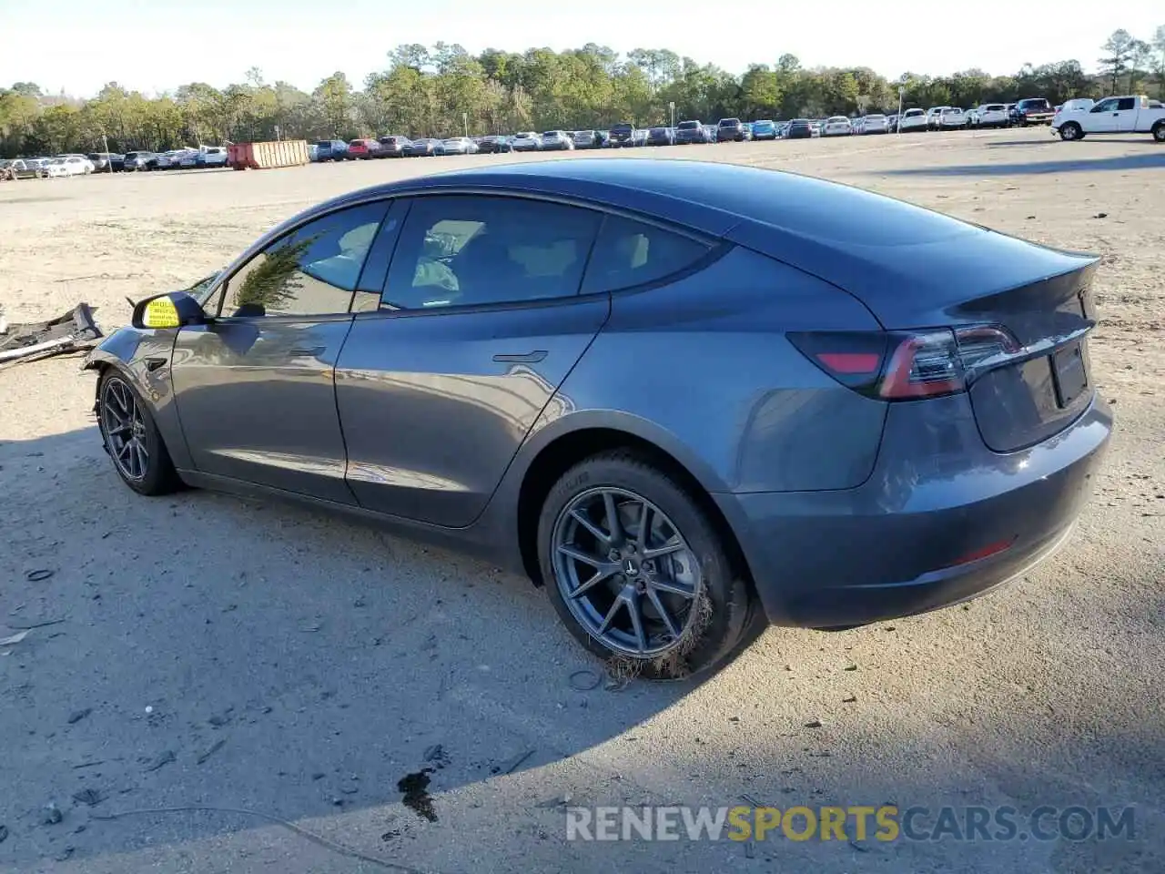 2 Photograph of a damaged car 5YJ3E1EB7NF183727 TESLA MODEL 3 2022