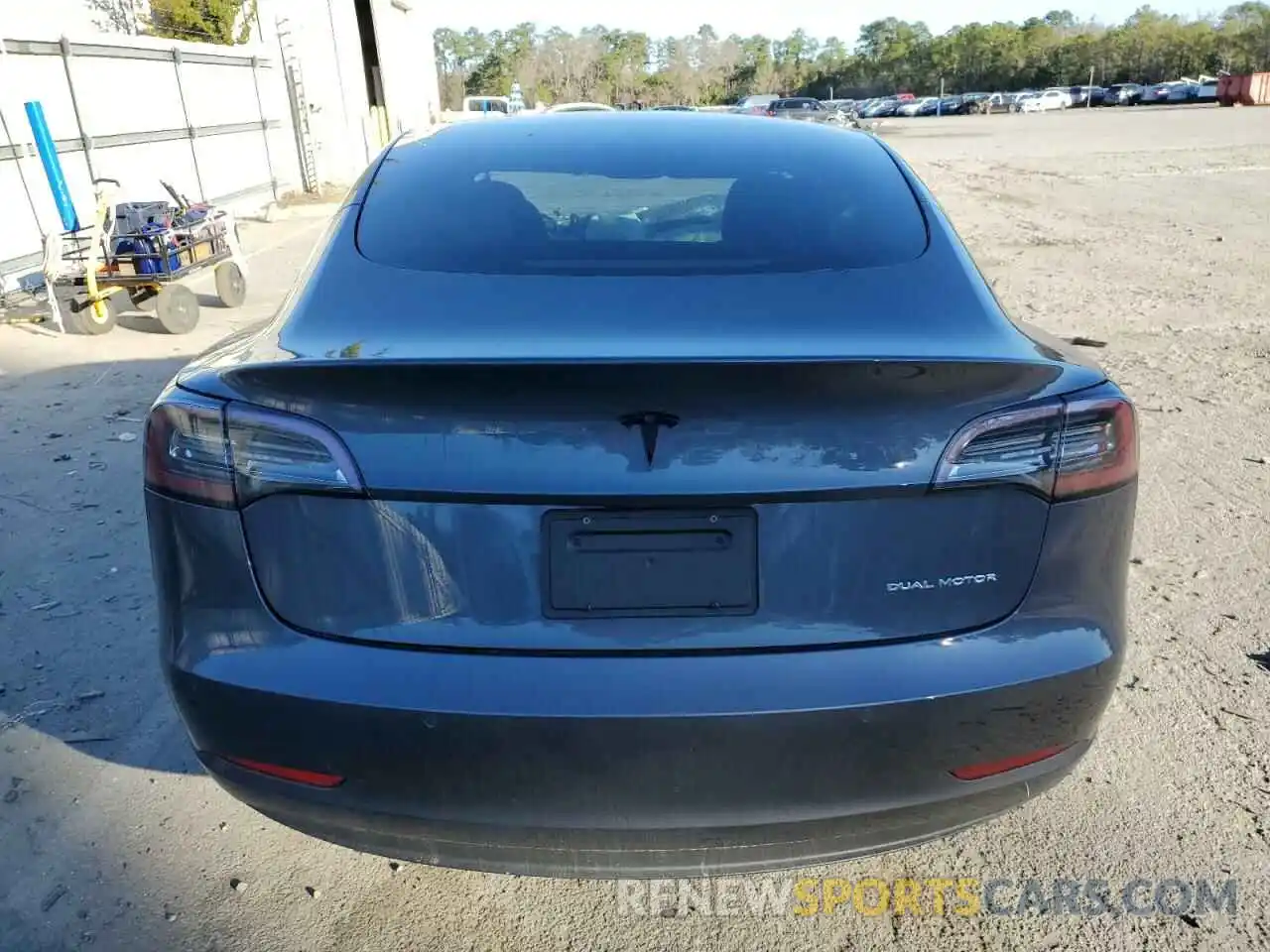 6 Photograph of a damaged car 5YJ3E1EB7NF183727 TESLA MODEL 3 2022