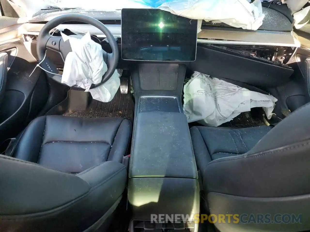 8 Photograph of a damaged car 5YJ3E1EB7NF183727 TESLA MODEL 3 2022