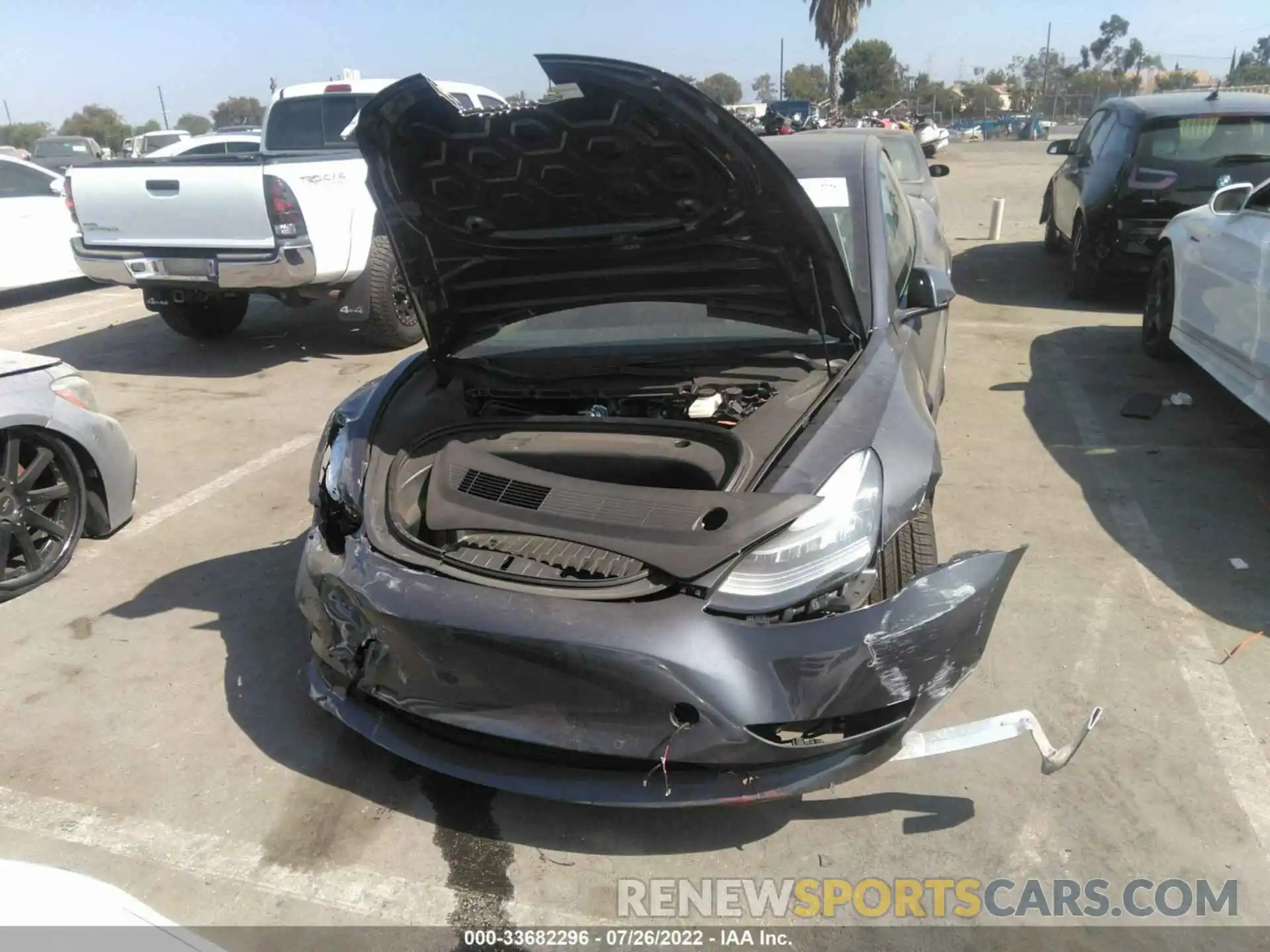 6 Photograph of a damaged car 5YJ3E1EB7NF246325 TESLA MODEL 3 2022