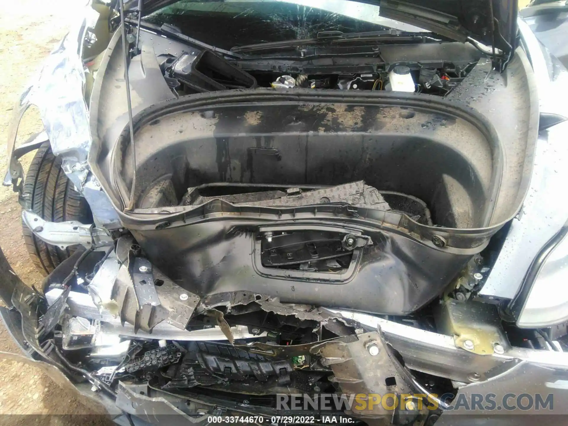 10 Photograph of a damaged car 5YJ3E1EB7NF275730 TESLA MODEL 3 2022